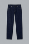 INDIGO DENIM RINSED STRAIGHT FIT JEANS