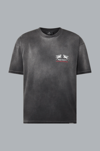 24-uurs service T-shirt met zwarte vlekken