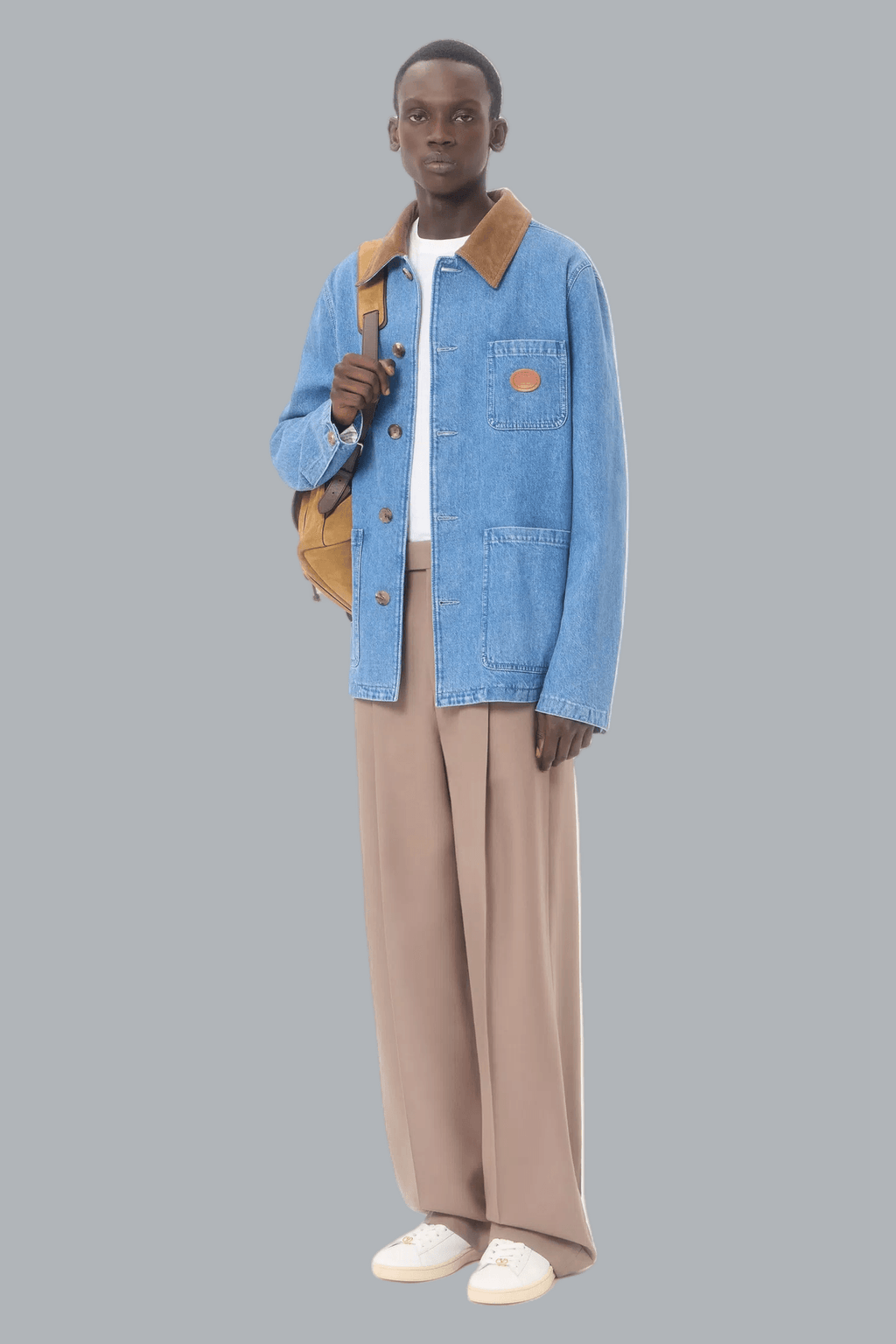 VLOGO SIGNATURE DENIM COAT