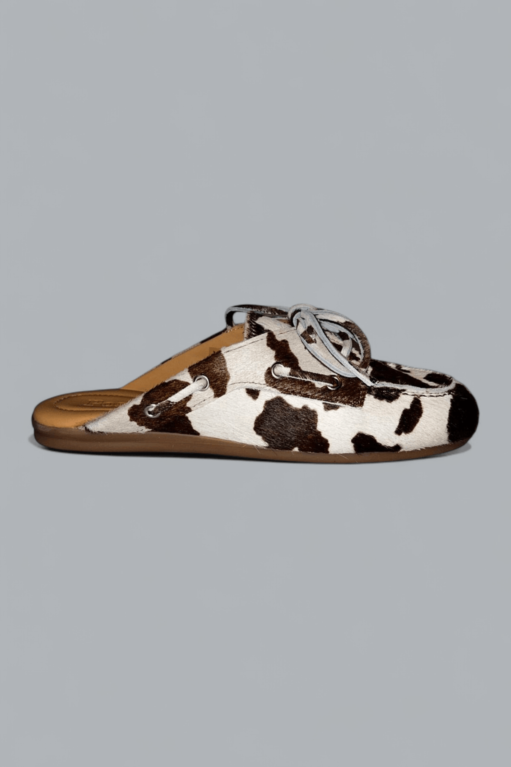 Boat Loafer Mule Cow
