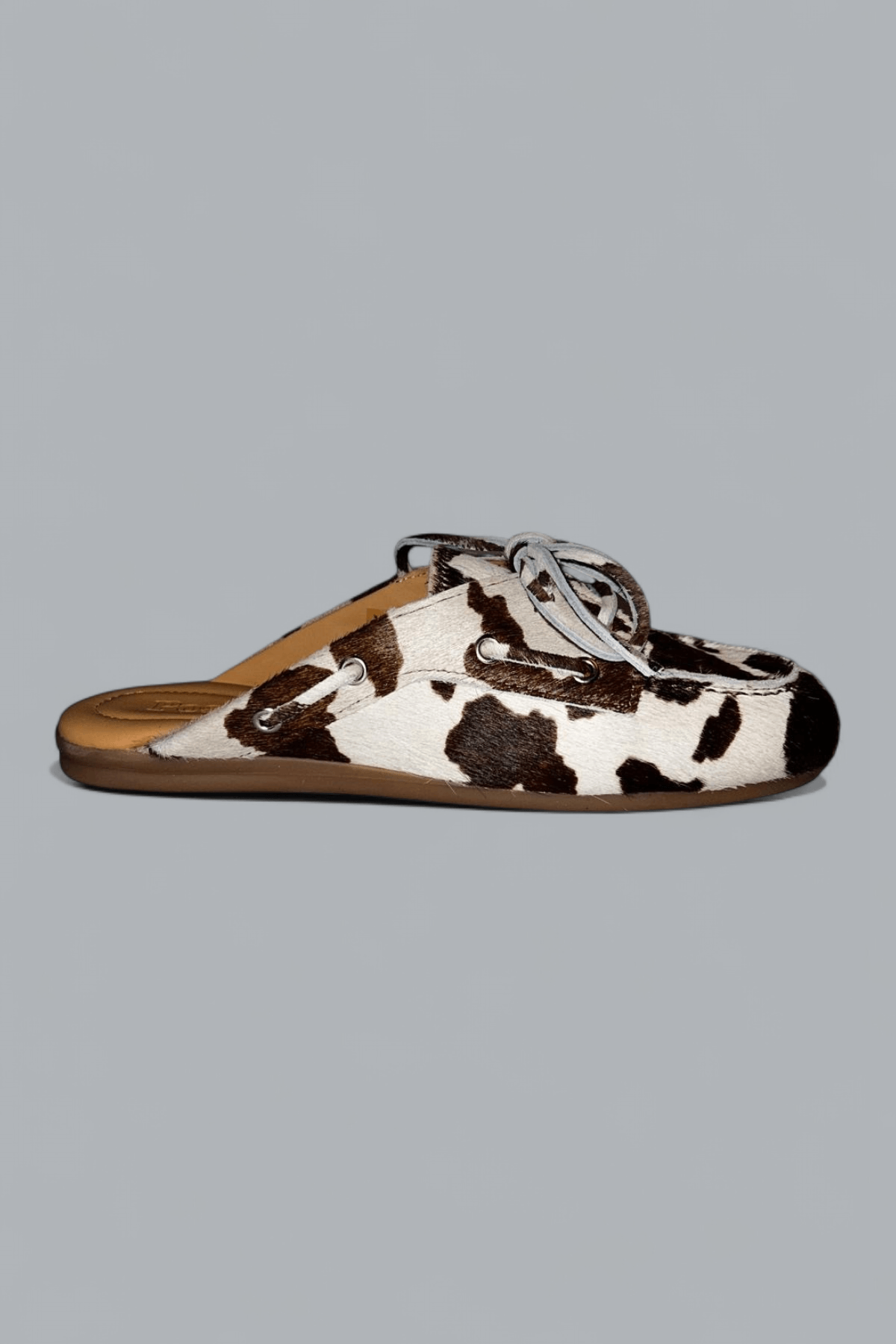 Boat Loafer Mule Cow