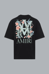 MA FLORAL OS TEE BLACK
