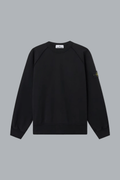 SWEATSHIRT VAN BIOLOGISCH KATOENEN FLEECE, ZWART