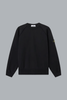 SWEATSHIRT VAN BIOLOGISCH KATOENEN FLEECE, ZWART