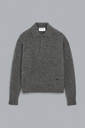 WOOL AND ALPACA AMI POLO SHIRT