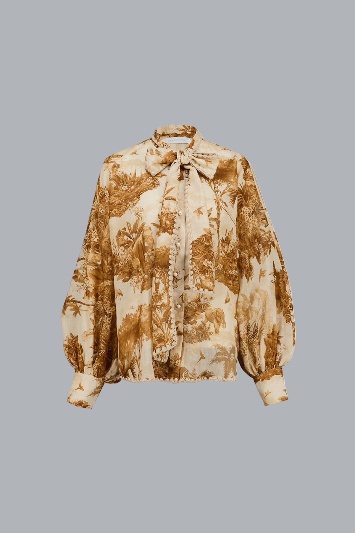INDRA SAFARI TIE BLOUSE
