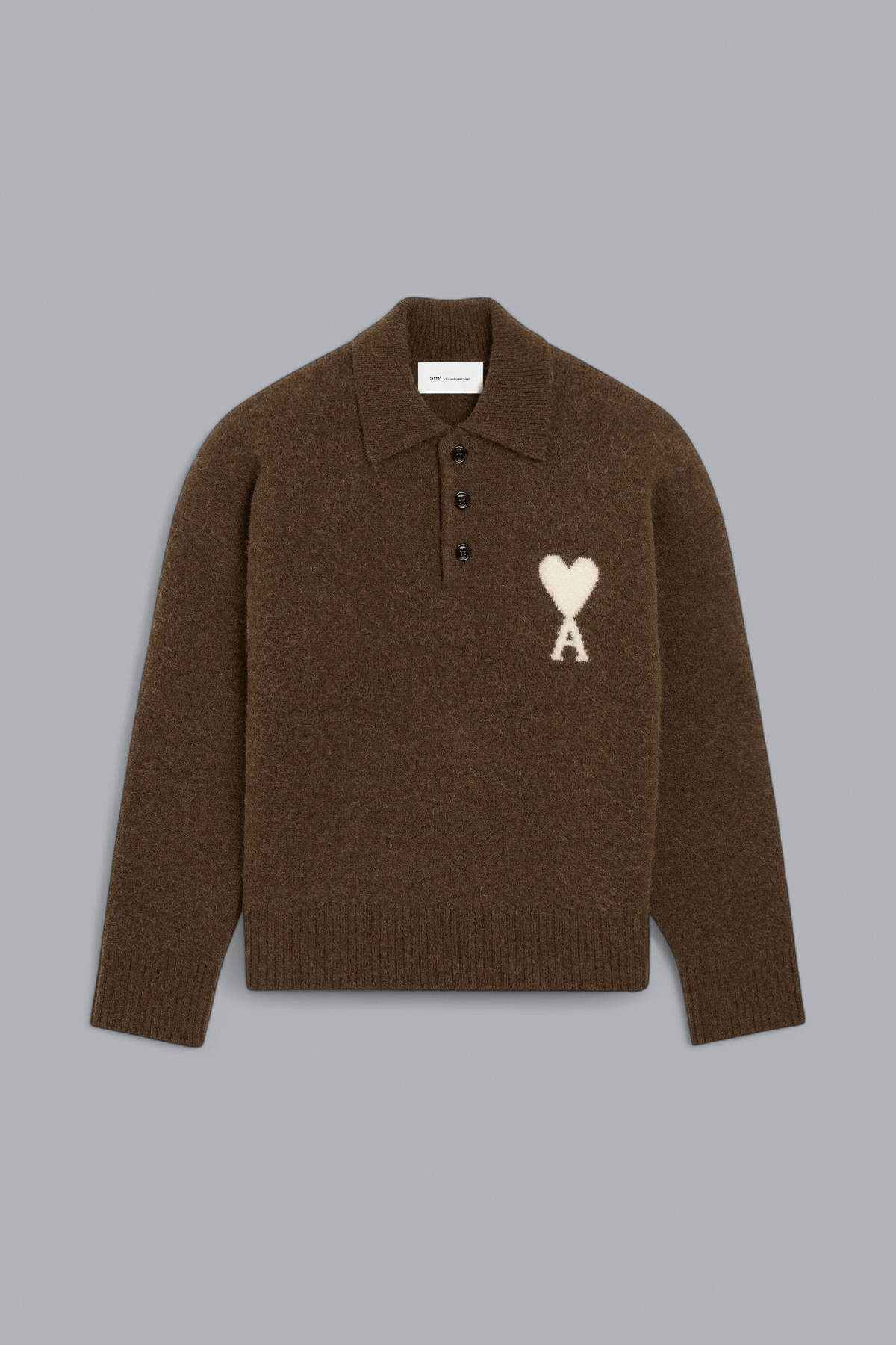 ALPACA KNIT AMI DE COEUR POLO SHIRT