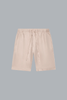 Linen Stretch Sport Shorts Light Beige