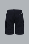 STRETCH SATEEN CARGO LENS SHORTS NAVY