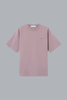 COMBED ORGANIC COTTON JERSEY T-SHIRT PURPLE GRAY