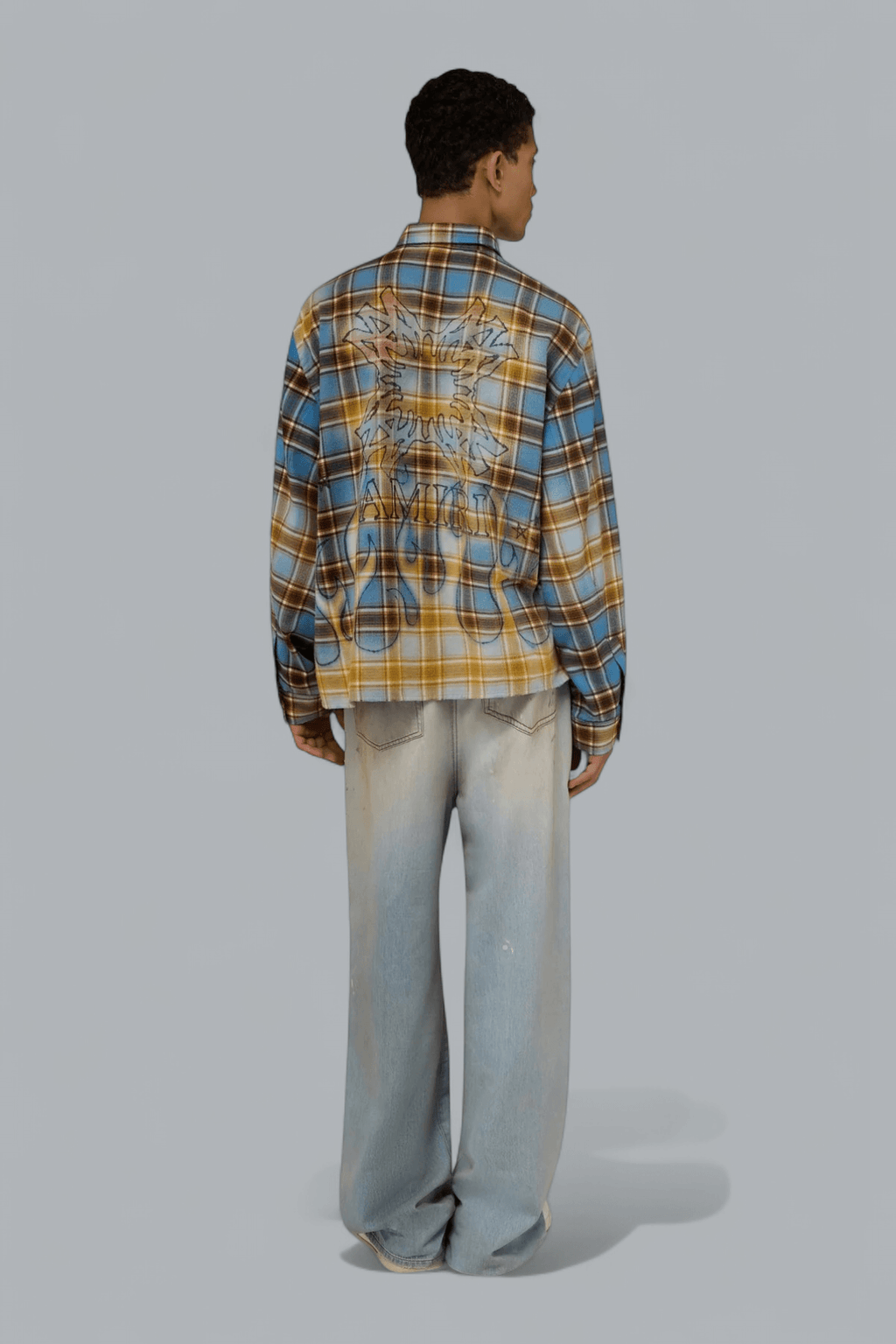 MA QUAD FLAMES FLANNEL SHIRT