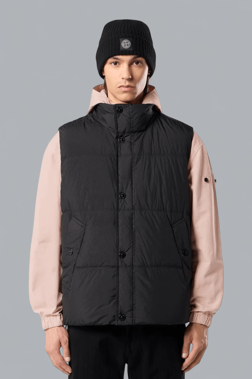 GARMENT DYED CRINKLE REPS NY VEST