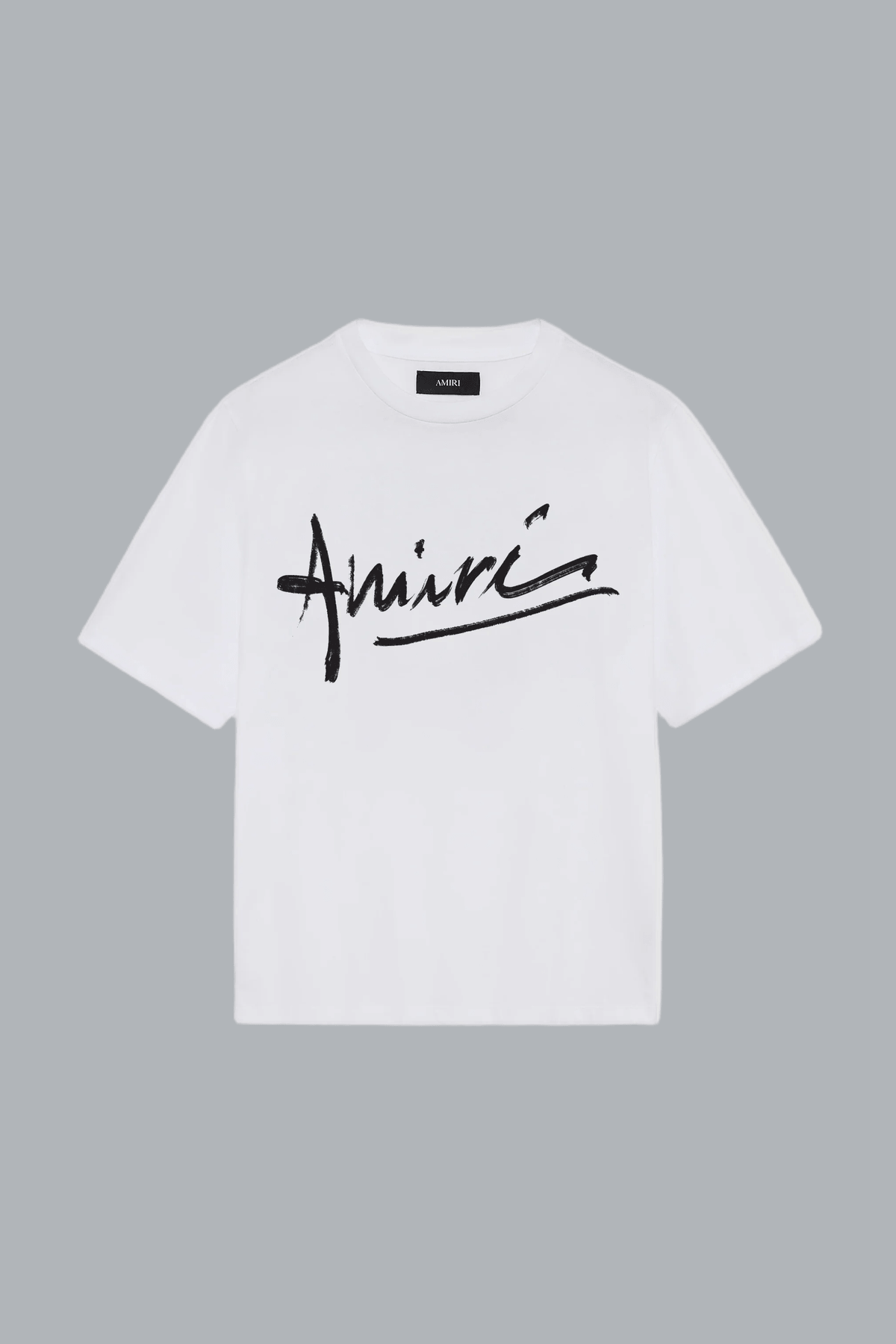 AMIRI SCRIPT TEE WHITE