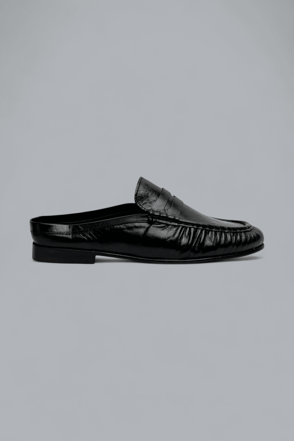 PENNY LOAFER WRINKLE MULE