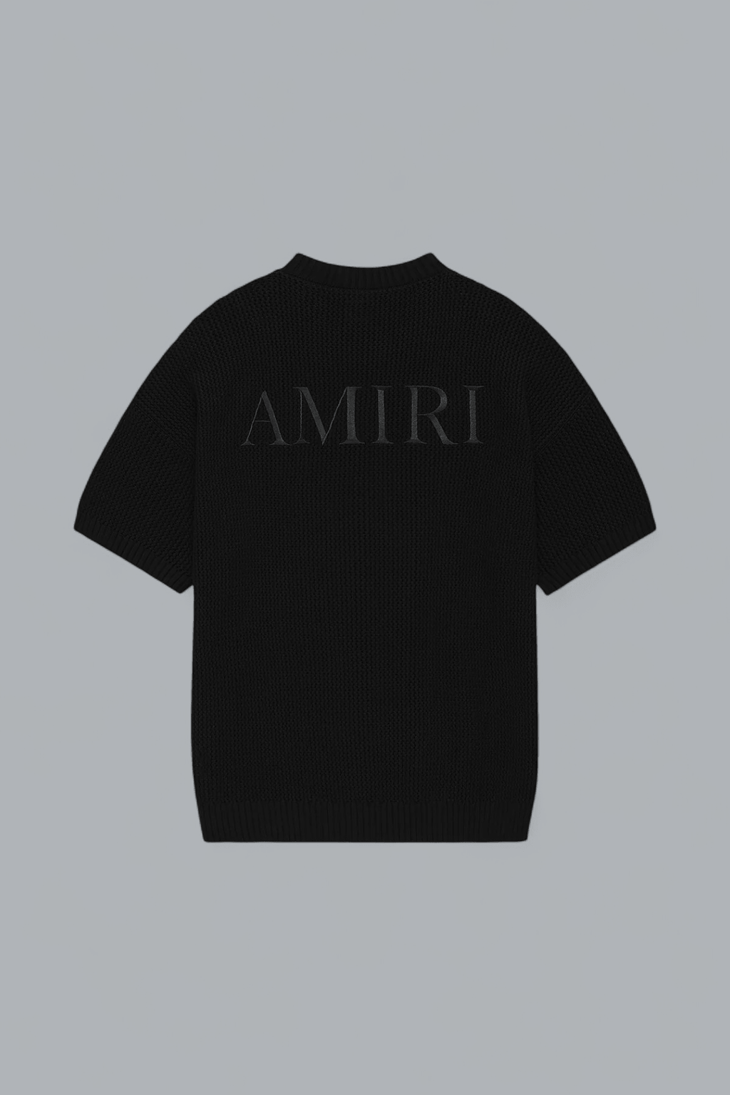 AMIRI LOGO CROCHET T-SHIRT