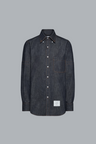 Denimhemd mit RWB-Innenmanschette und gerader Passform