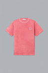 ORGANIC COTTON JERSEY 'FISSATO' EFFECT T-SHIRT