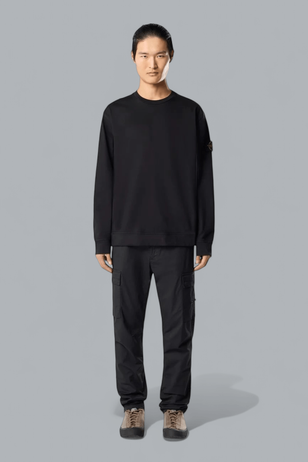 ORGANIC HEAVY COTTON JERSEY SWEATER