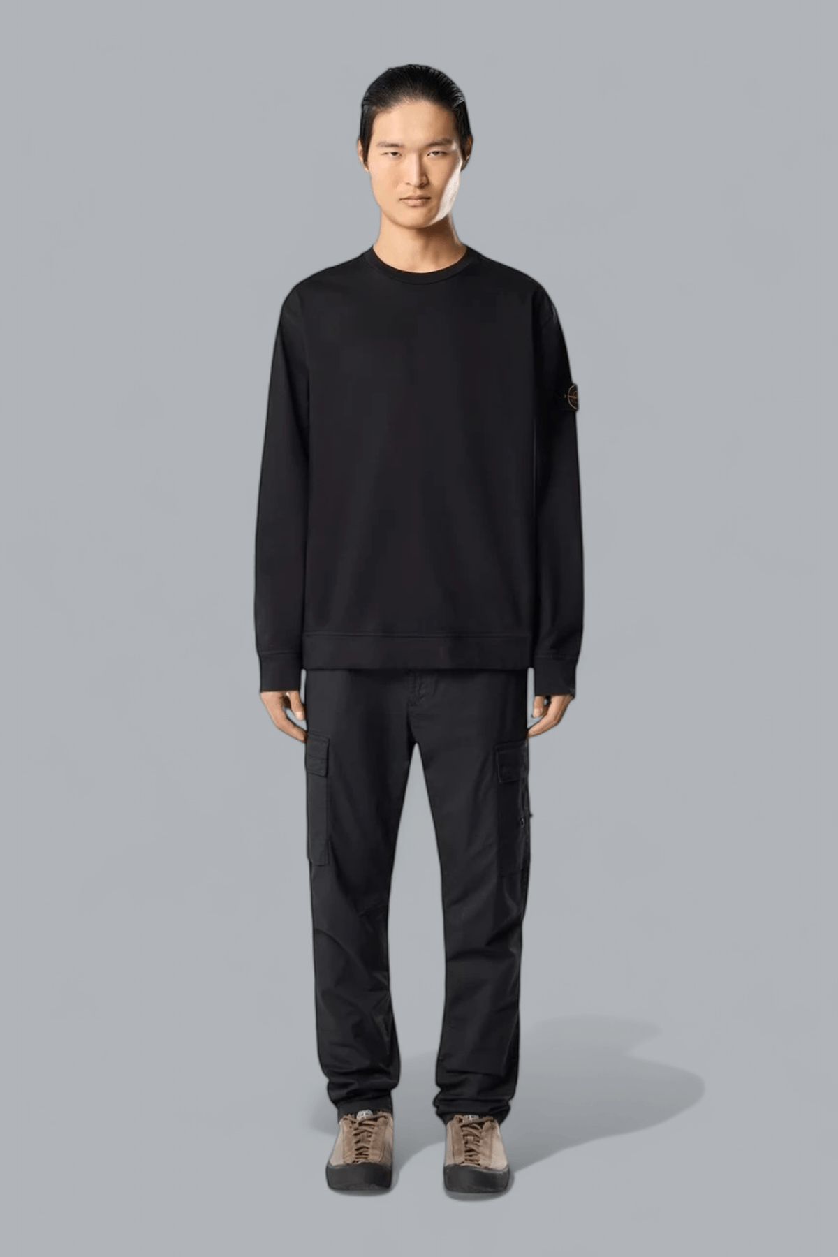 ORGANIC HEAVY COTTON JERSEY SWEATER