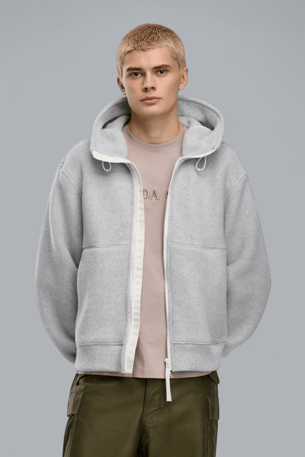 CHILLIWACK FLEECE BOMBER JACKET WHITE LABEL