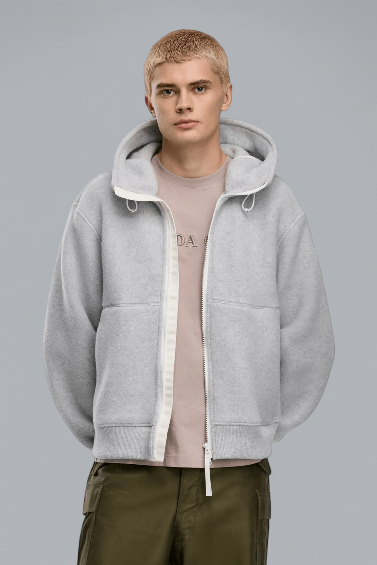 CHILLIWACK FLEECE BOMBER JACKET WHITE LABEL