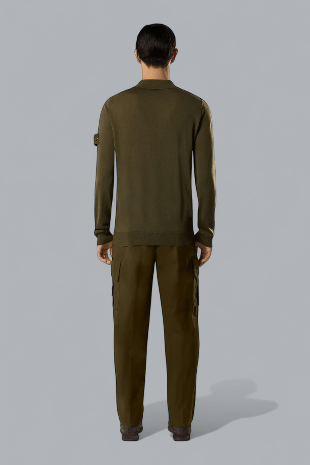 LIGHT PURE RWS WOOL GHOST POLO SHIRT