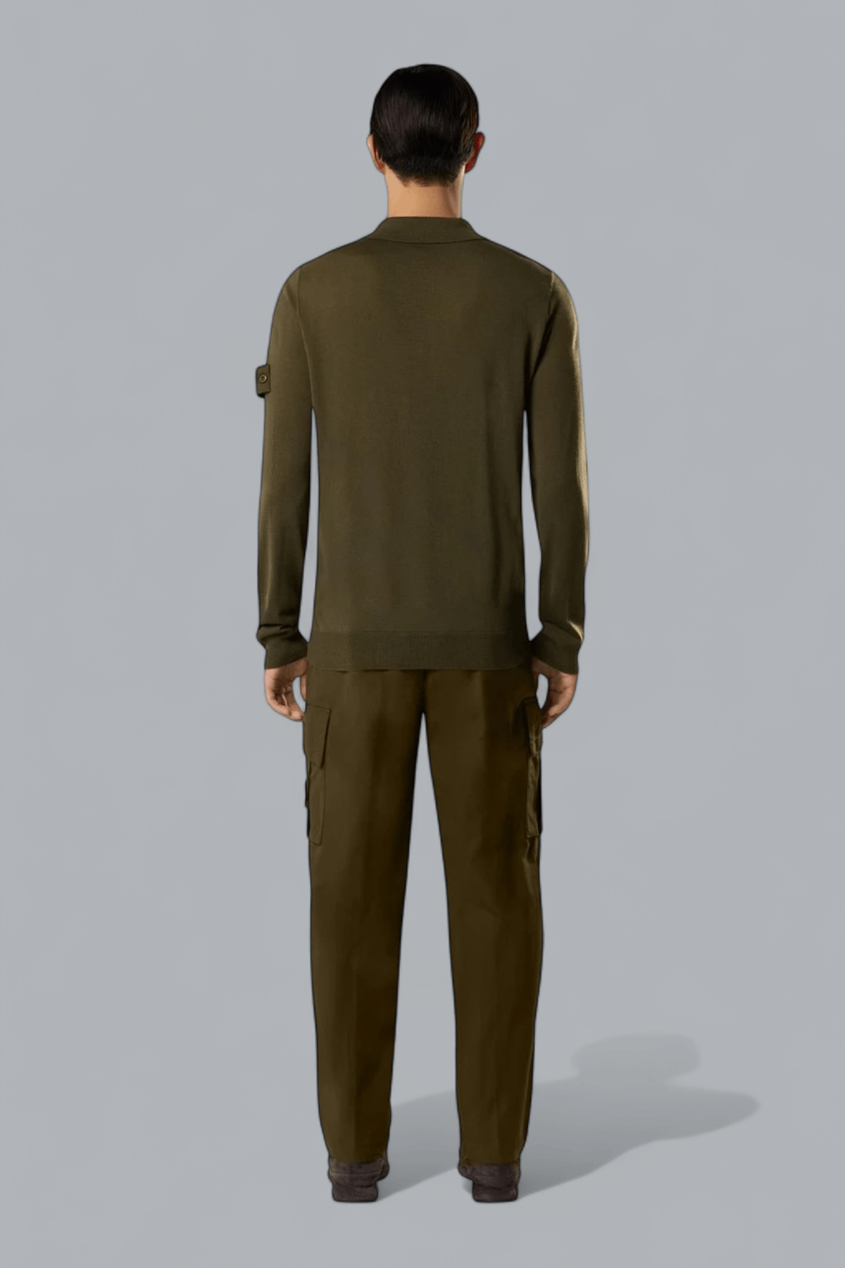 LIGHT PURE RWS WOOL GHOST POLO SHIRT
