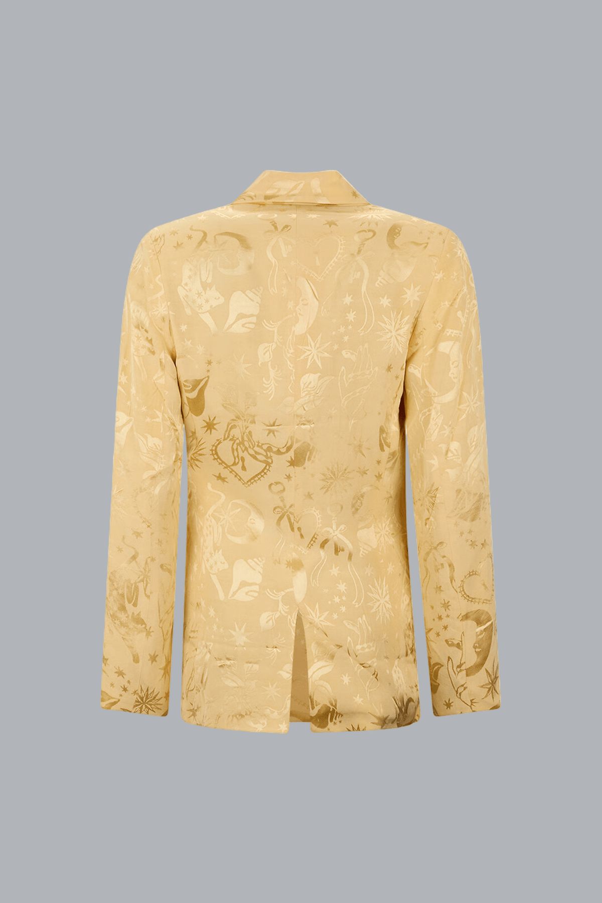 BEIGE LONG SLEEVE BLAZER