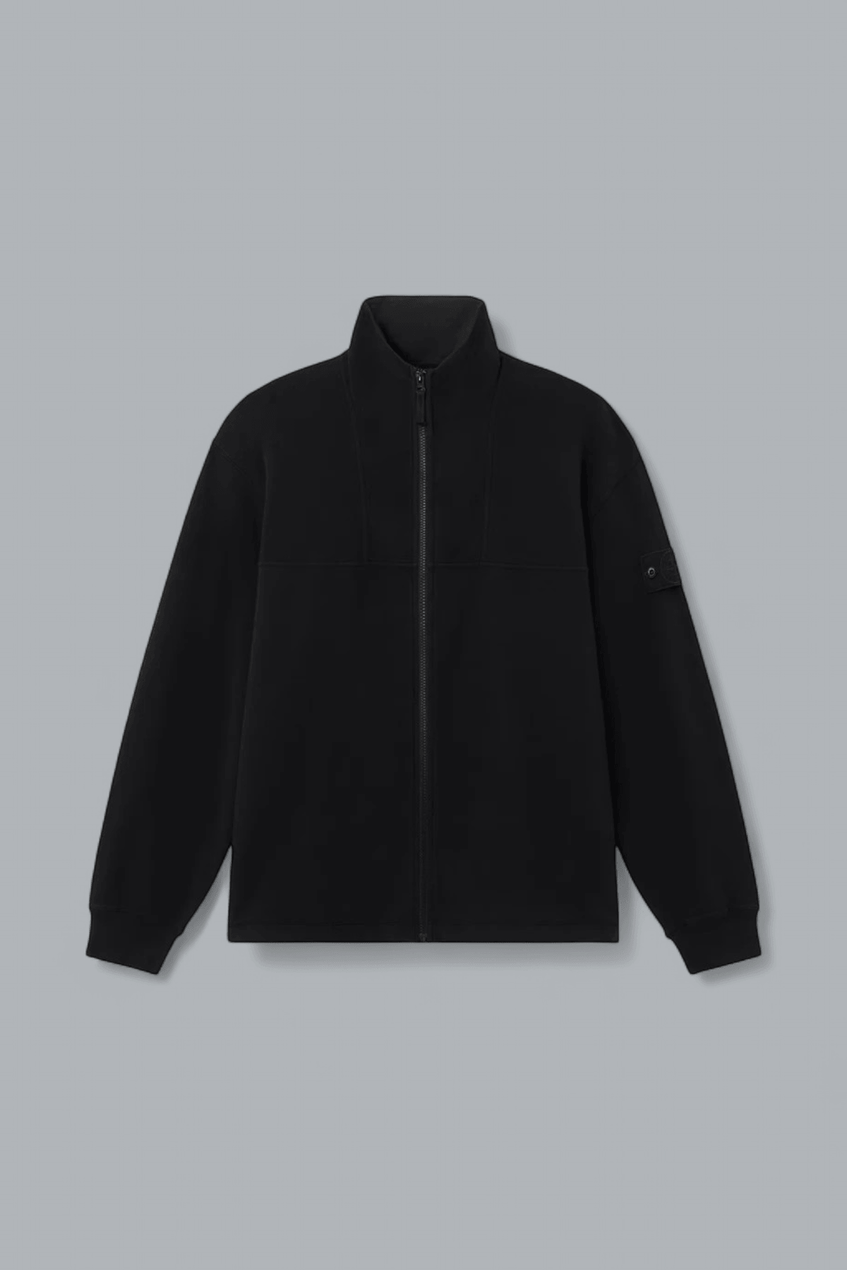 ORGANIC COTTON STRETCH FLEECE GHOST ZIP THROUGH JUMPER