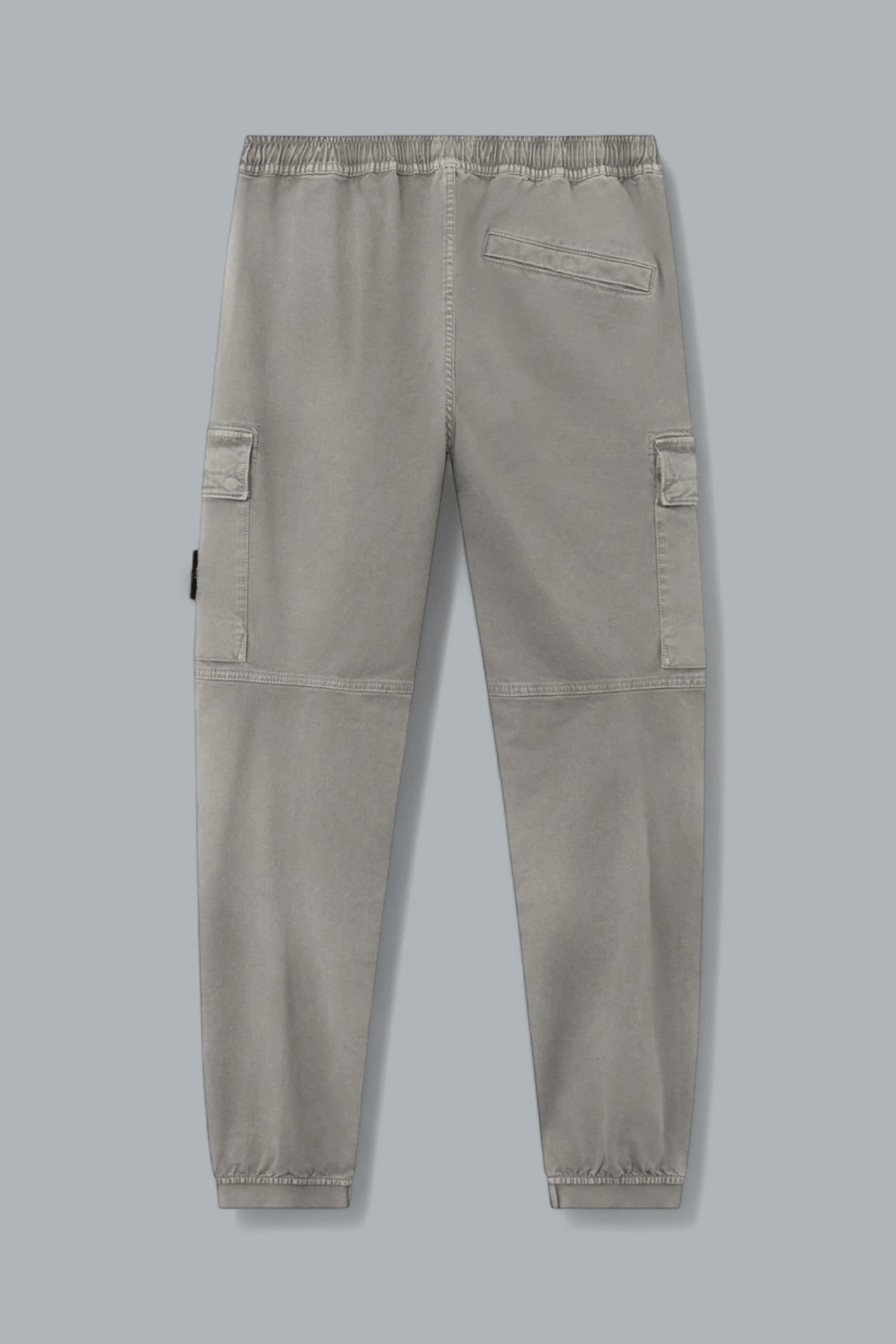 STRETCH ORGANIC BROKEN TWILL COTTON 'OLD' EFFECT CARGO PANTS