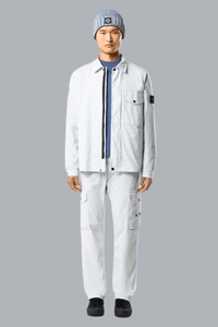 ORGANIC COTTON STRETCH BROKEN TWILL SHIRTS SKY BLUE