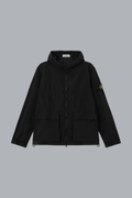 NYLON SMERIGLIATO-TC SHORT PARKA BLACK