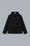 NYLON SMERIGLIATO-TC SHORT PARKA BLACK