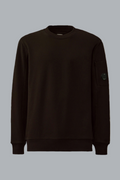 DIAGONAL RAISED FLEECE LENS SWEATER