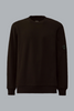 DIAGONAL RAISED FLEECE LENS SWEATER