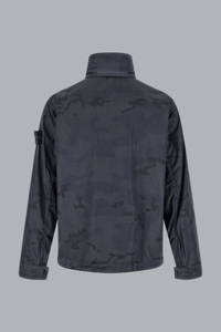 Vervaagde camouflage ripstop-TC jas blauwgrijs