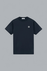 ORGANIC COTTON JERSEY 'FISSATO' EFFECT T-SHIRT