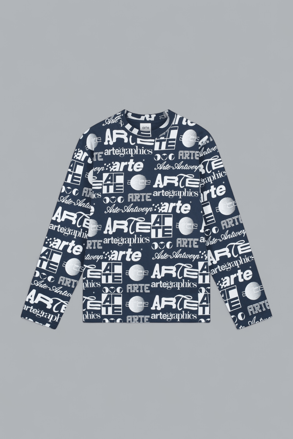 POLYGRAPHIC LOGO LONG SLEEVE T-SHIRT