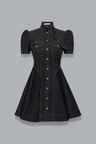 DENIM CORSET MINI DRESS