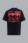 WARNING HIGH RISK T-SHIRT BLACK