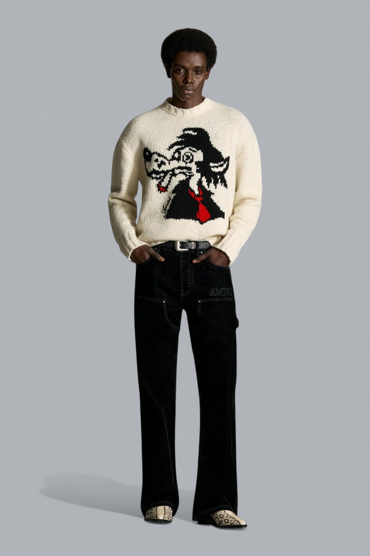 SMOKING WOLF CREWNECK
