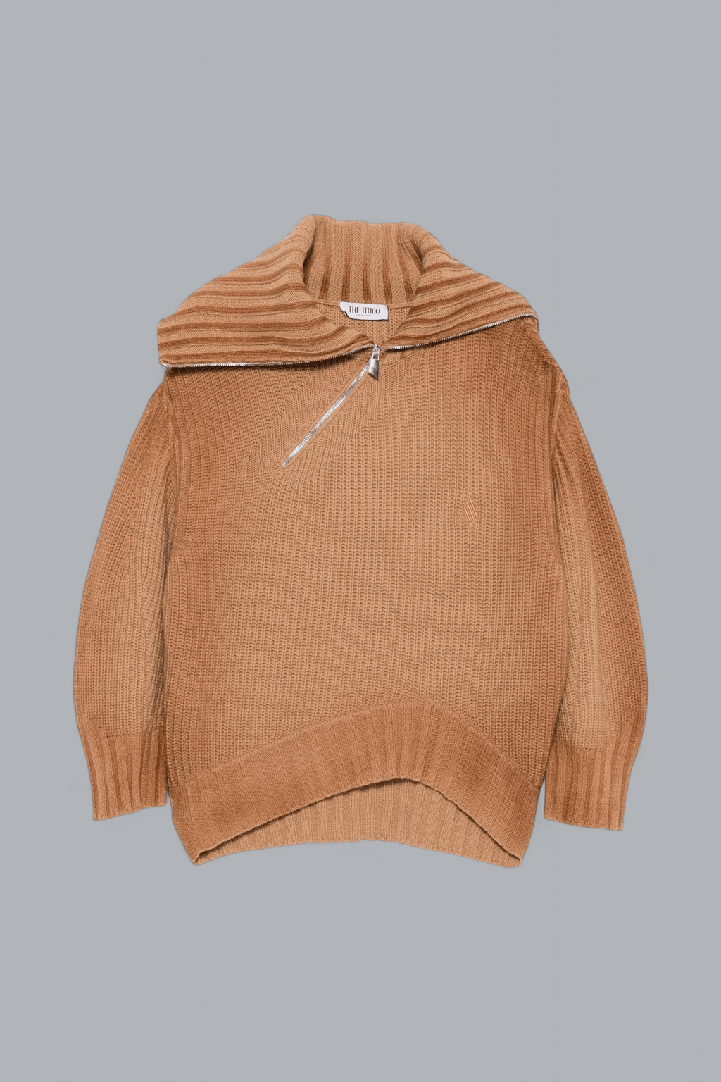 ZIP UP CREWNECK