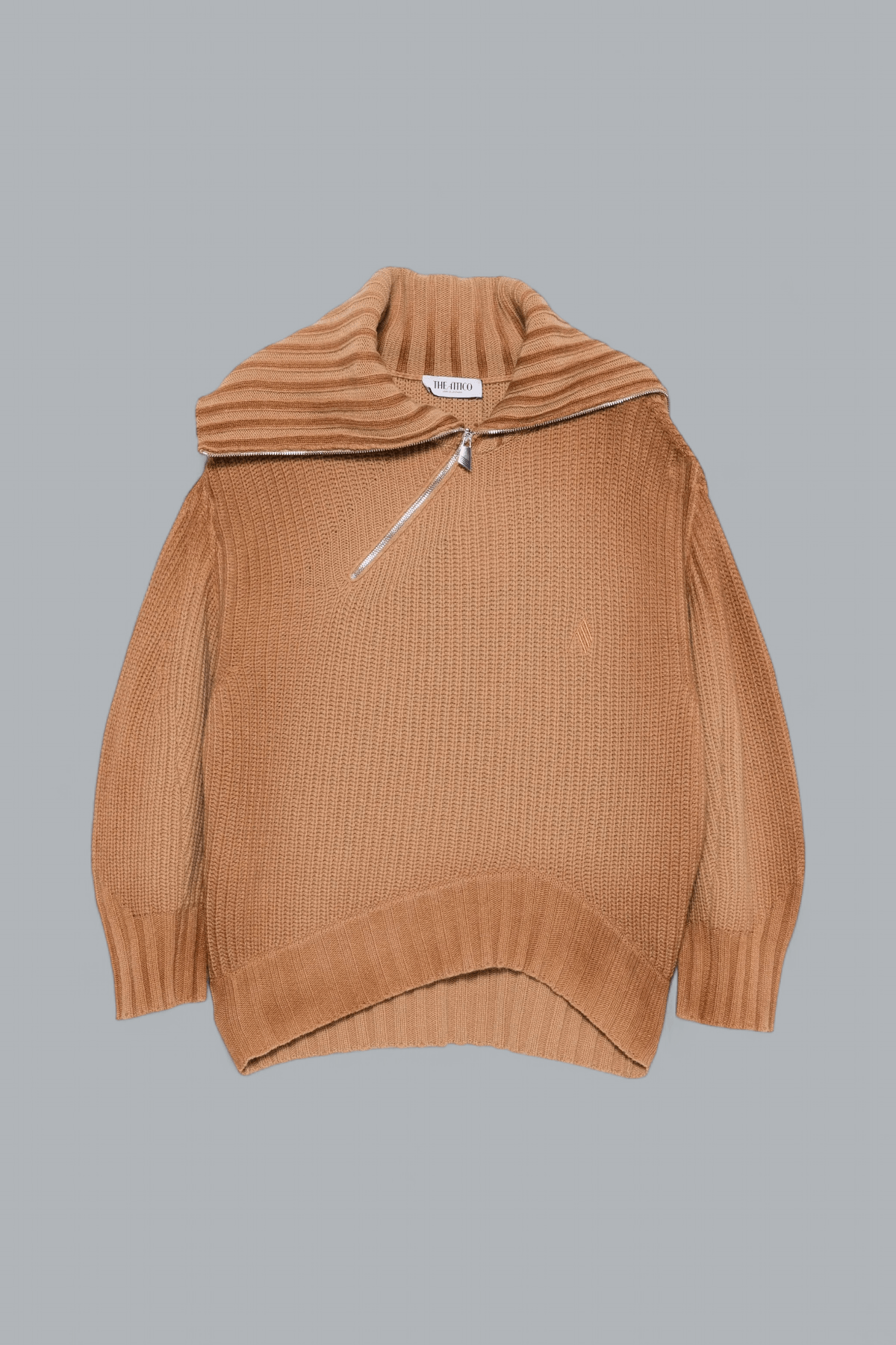 ZIP UP CREWNECK