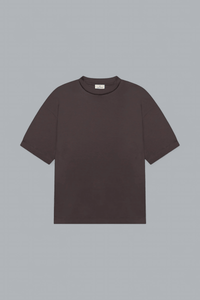 Interlock Supima Oversized T-Shirt Asphalt