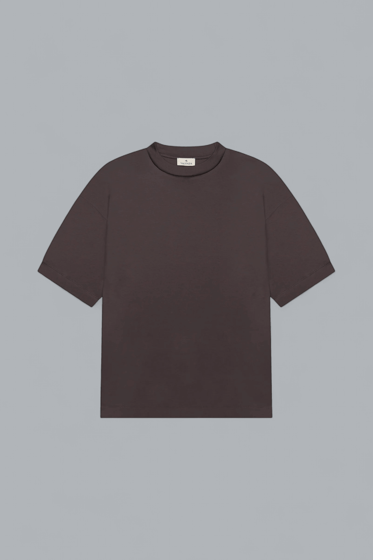 Interlock Supima Oversized T-Shirt Asphalt