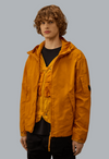 TWILL HOODED LENS JACKET ORANGE