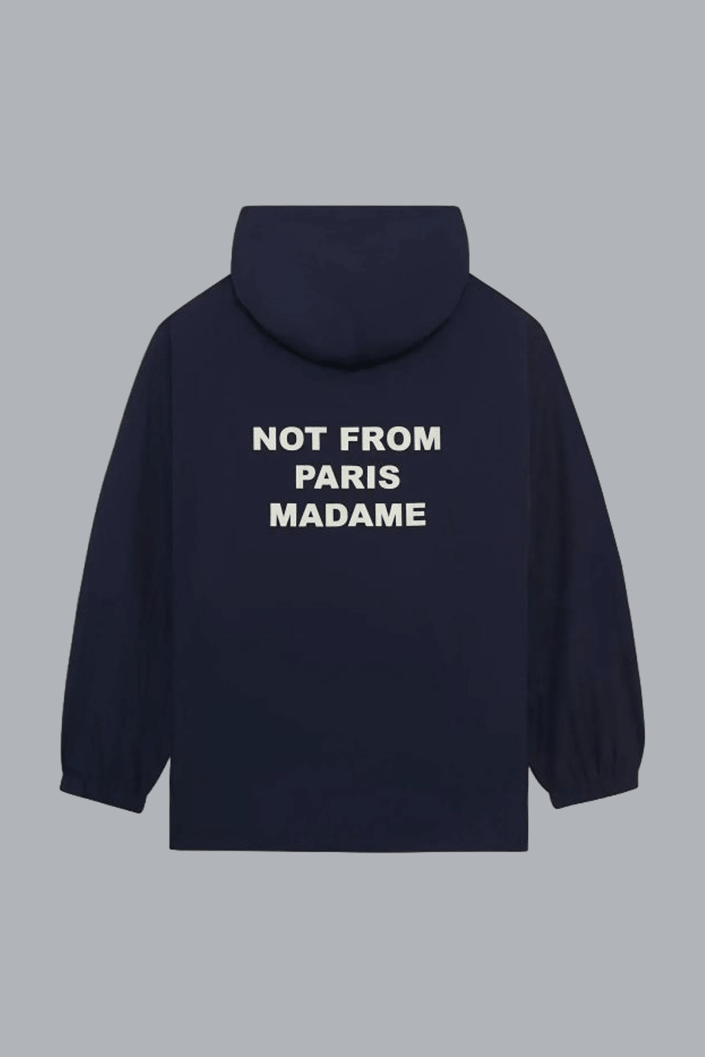 SLOGAN ZIP THROUGH HOODIE