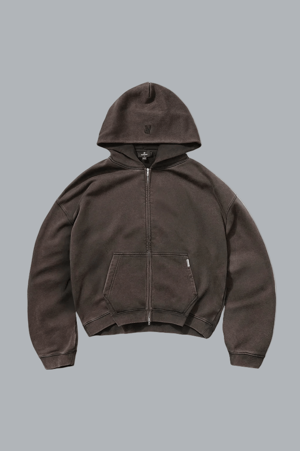 INITIAL Boxy-Oversized-Zip-Hoodie
