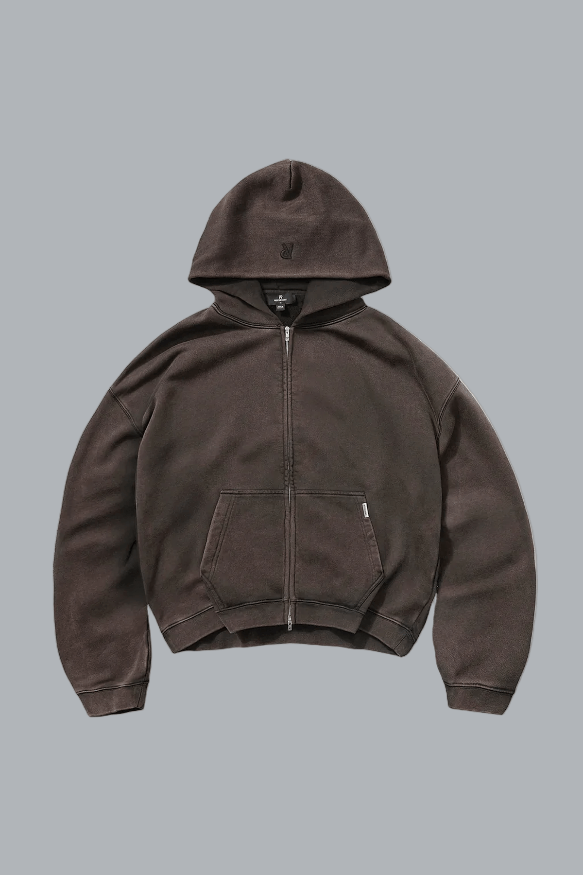 INITIAL Boxy-Oversized-Zip-Hoodie