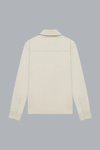Wool Stretch Overshirt Light Beige